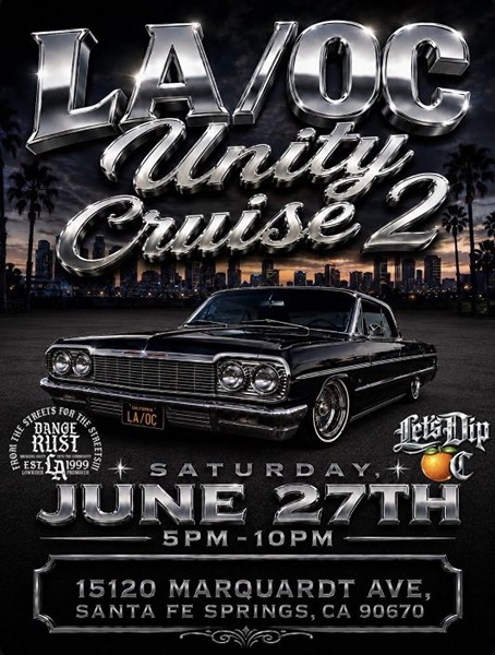 LA OC Unity Cruise flyer June 2026